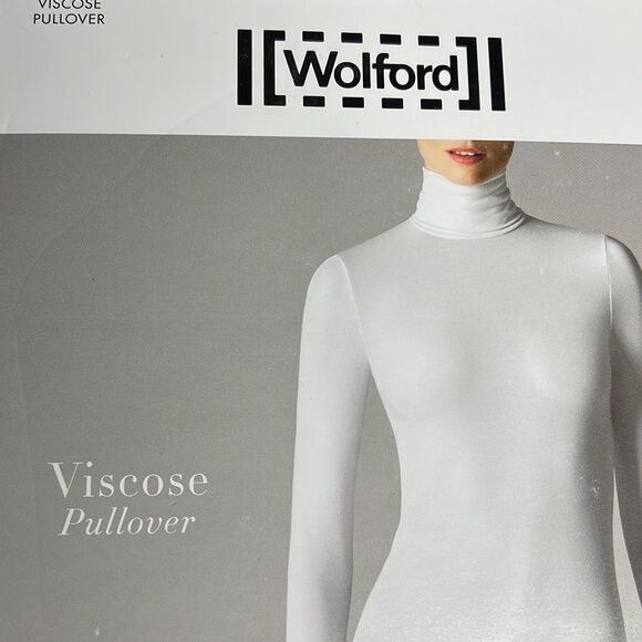 NWT Wolford Viscose Pullover Turtleneck 56178 L - Picture 3 of 9
